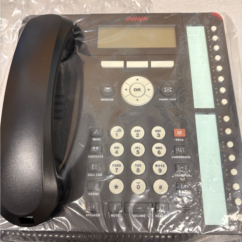 Black Office Phone